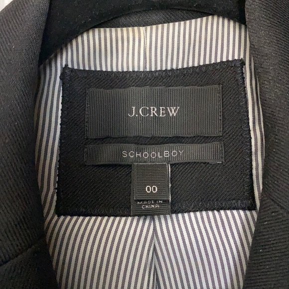 JCrew School Boy Blazer Size 00 Black - Picture 2 of 6